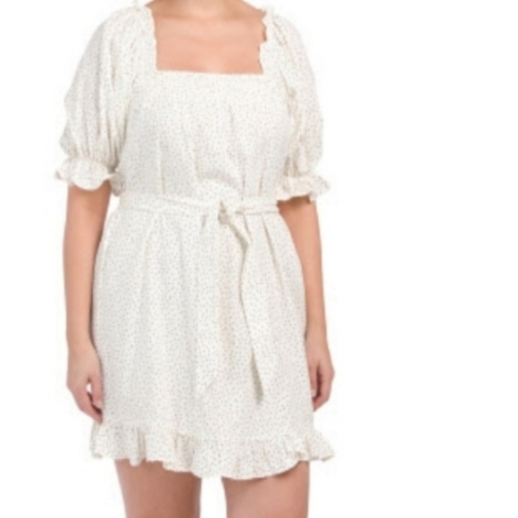 NWT Eloquii Plus Size Boho Dress in Polka Dot $118 - Picture 2 of 8